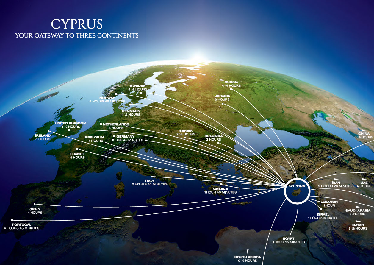 Cyprus World Map